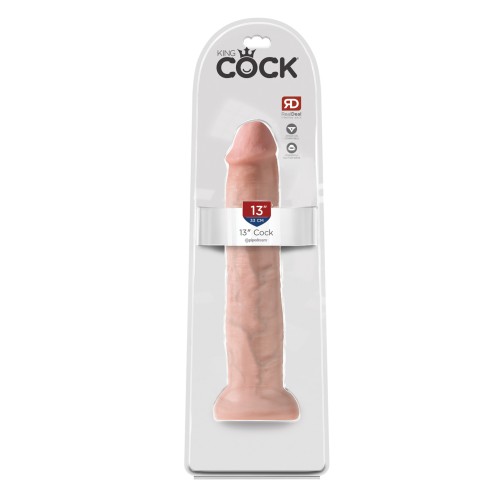 Dildo Realista King Cock de 13 Pulgadas Flesh