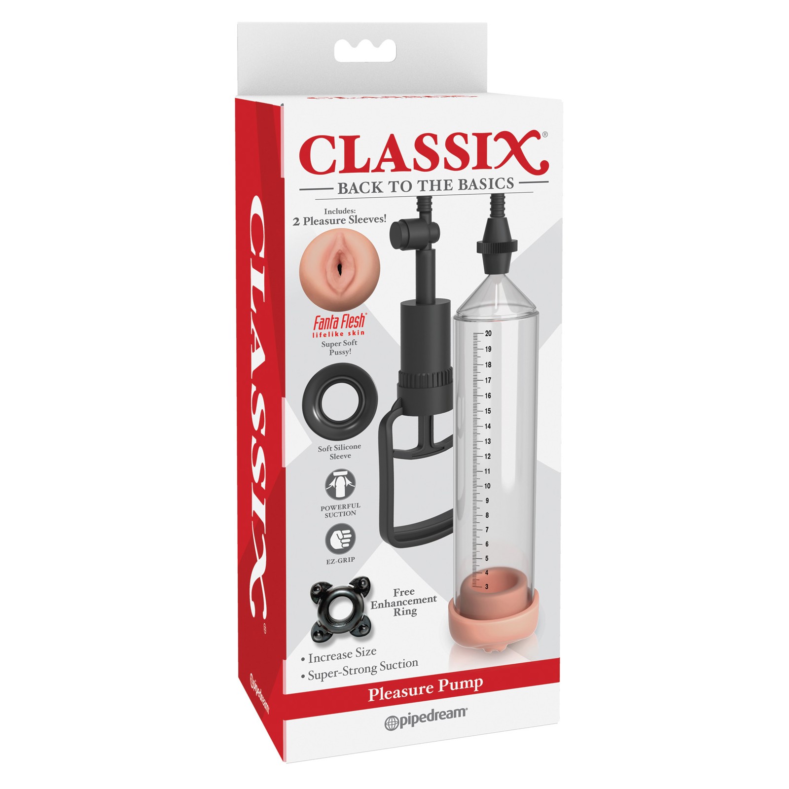 Classix Pleasure Pump for Enhanced Size