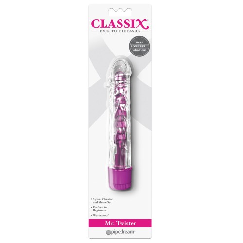 Vibrador Classix Mr. Twister - Rosa