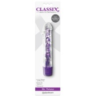 Vibrador Classix Mr Twister con Manga Púrpura