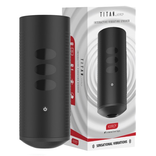 Kiiroo Titan Estimulador Vibrante Interactivo - Negro