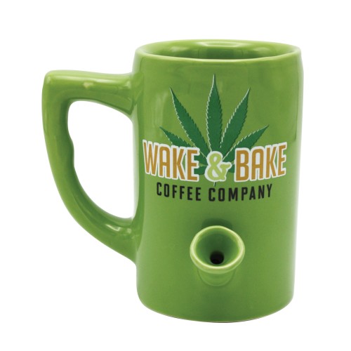 Taza Wake & Bake Verde 10 oz