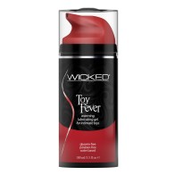 Lubricante Calentador Wicked Toy Fever a Base de Agua - 3.3 oz