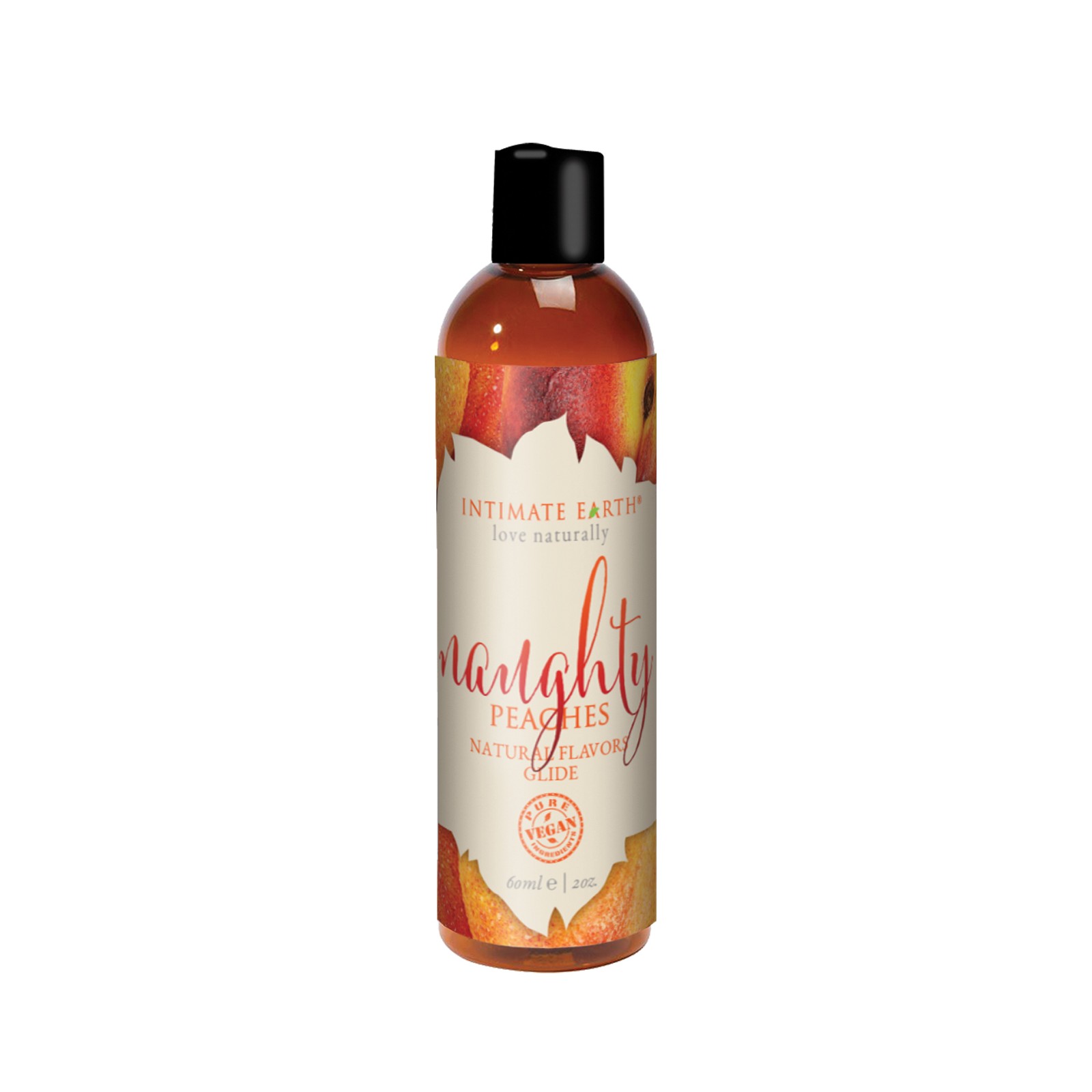 Intimate Earth Natural Flavors Glide - Naughty Peaches