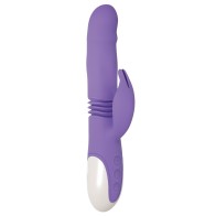 Evolved Thick & Thrust Bunny Dual Stim Rechargeable Purple