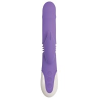 Evolved Thick & Thrust Bunny Dual Stim Rechargeable Purple