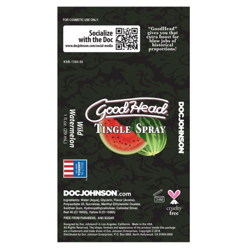 GoodHead Tingle Spray Wild Watermelon