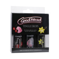 GoodHead Tingle Drops Kit Flavors