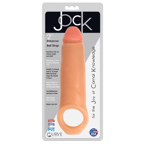 Curve Toys Jock Enhancer 2 Inch Extender Vanilla