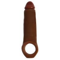 Curve Toys Aumento Jock Extensor de 2" con Correa para Testículos - Chocolate