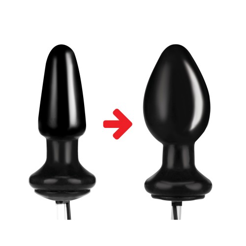 Plug Anal Vibrante Inflable Lux Fetish de 4 Pulgadas