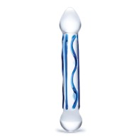 Glas Full Tip Textured Glass Dildo - Sensational Experience