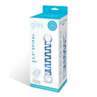 Glas 6.5" Spiral Dildo - Explore Your Sensations