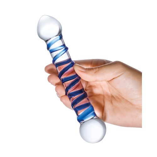 Glas 6.5" Spiral Dildo - Explore Your Sensations