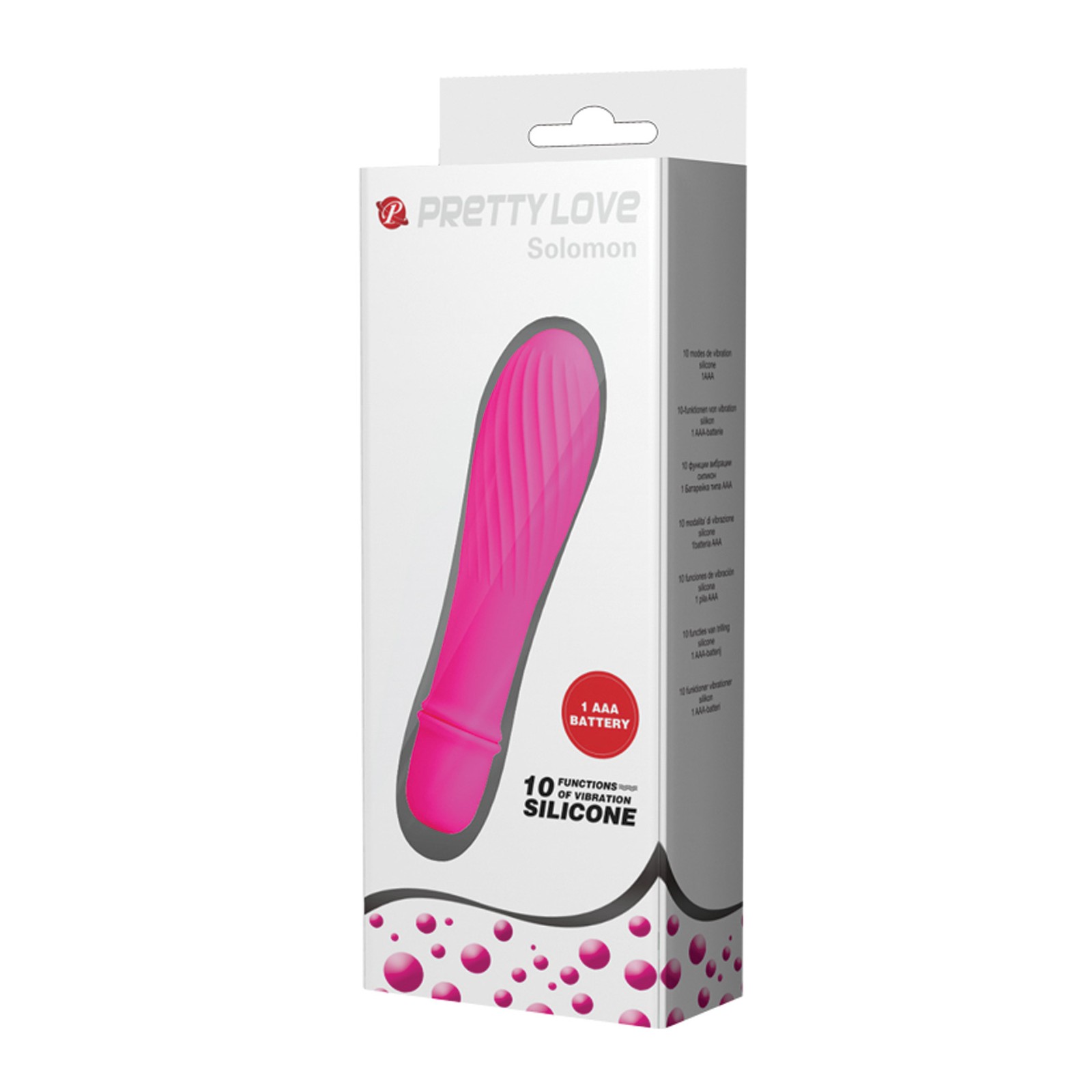 Pretty Love Solomon Brawny G-Spot Vibrator Hot Pink