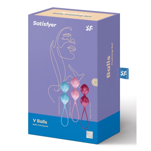 Set de Entrenamiento Satisfyer V Balls - Mejora Tu Poder Pélvico