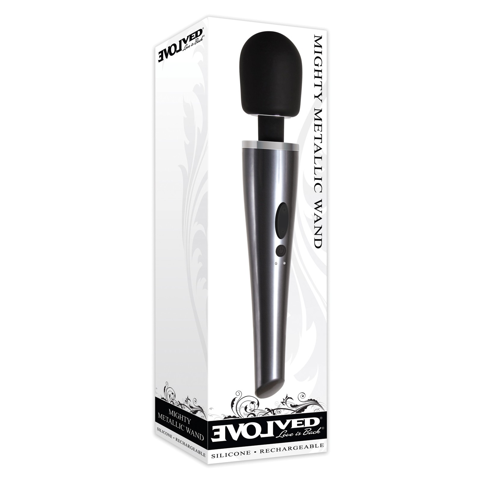 Evolved Mighty Metallic Wand Gray Black