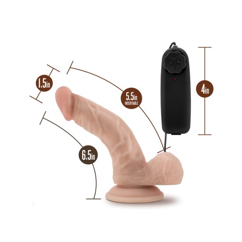 Blush Dr. Ken Vibrating Dildo with Suction Cup