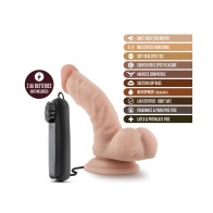 Blush Dr. Ken Vibrating Dildo with Suction Cup