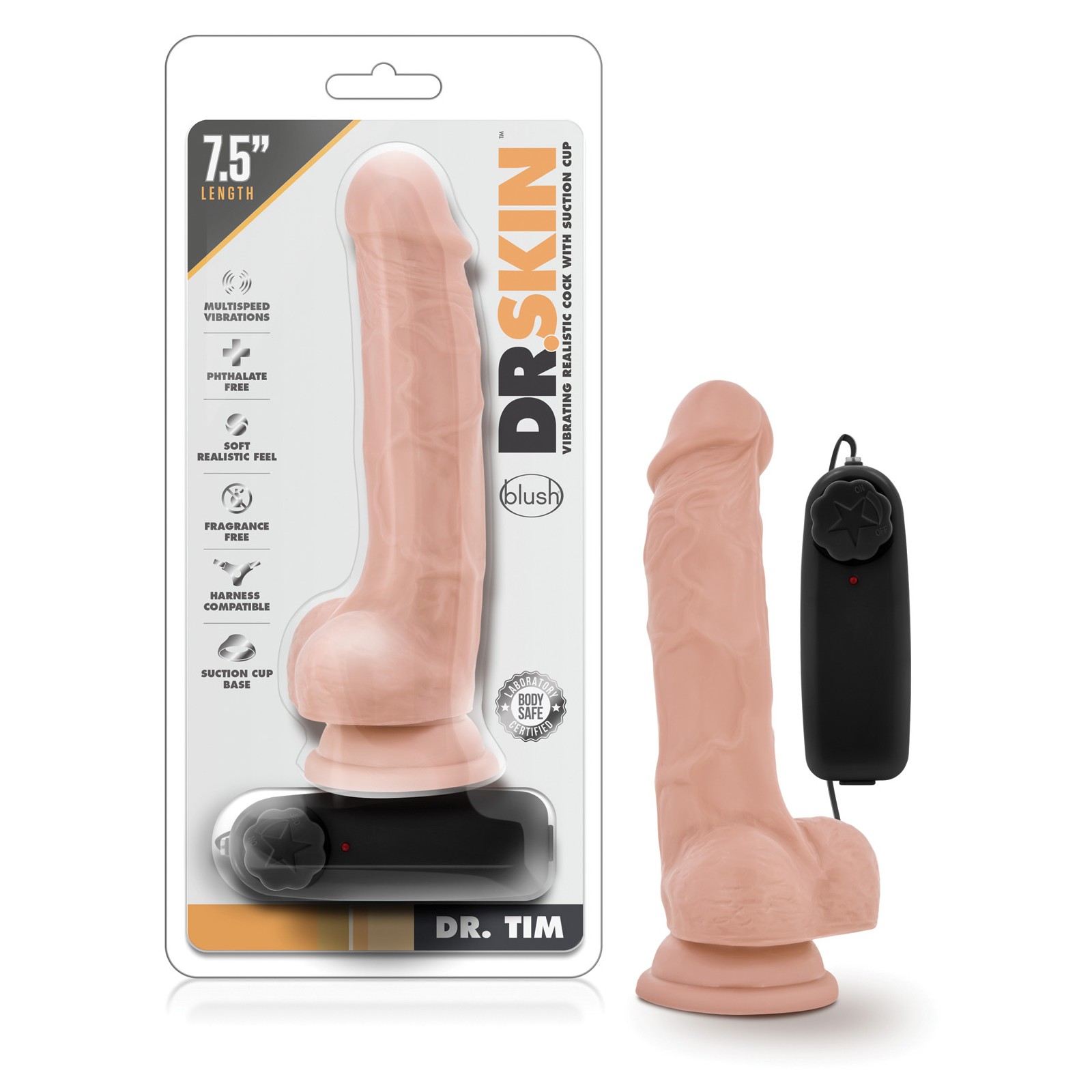 Dildo Blush Dr. Skin Dr. Tim con Ventosa