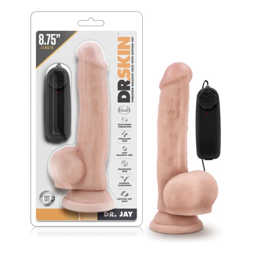 Blush Dr. Skin Dr. Jay Cock with Suction Cup - Vanilla Pleasure