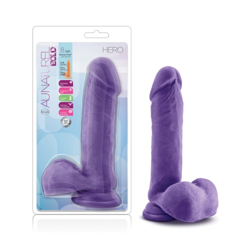 Blush Au Naturel Bold Hero 8 Dildo Purple