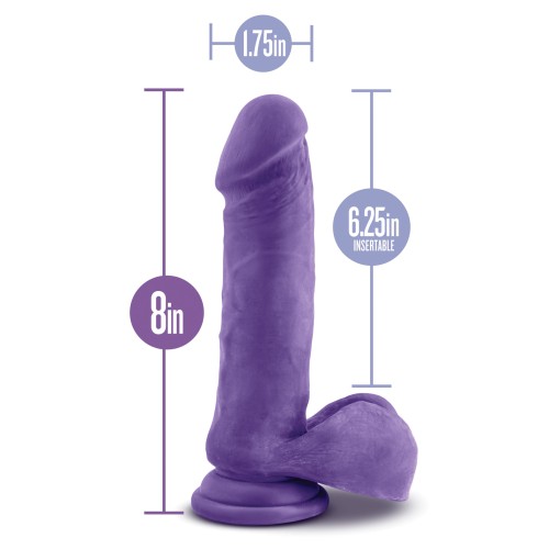 Blush Au Naturel Bold Hero 8 Dildo Purple