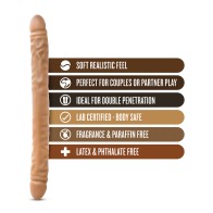 Blush Dr. Skin 18 Inch Double Dildo Mocha