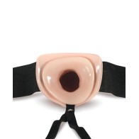 Blush Dr. Skin 7 Inch Hollow Strap On - Vanilla