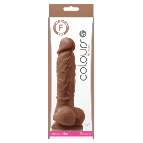 Colours Pleasures 5" Dildo with Suction Cup for Realistic Pleasure