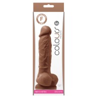 Dildo Colours Pleasures de 5" con Ventosa para Placer Realista