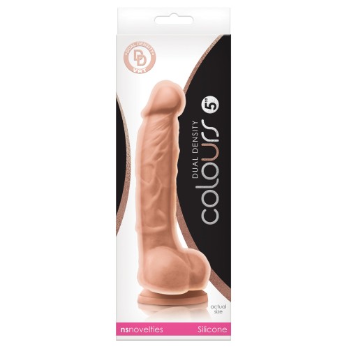 Dildo Dual Density 5 Pulgadas Colores Blanco