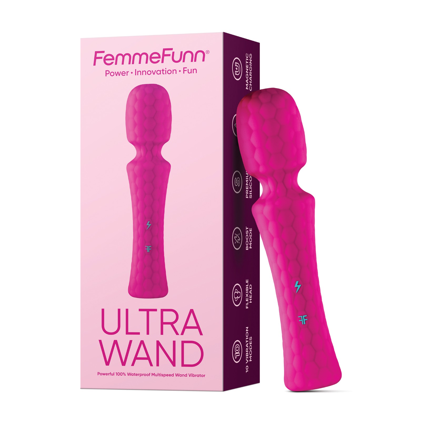 Femme Funn Ultra Wand Placer Poderoso Rosa