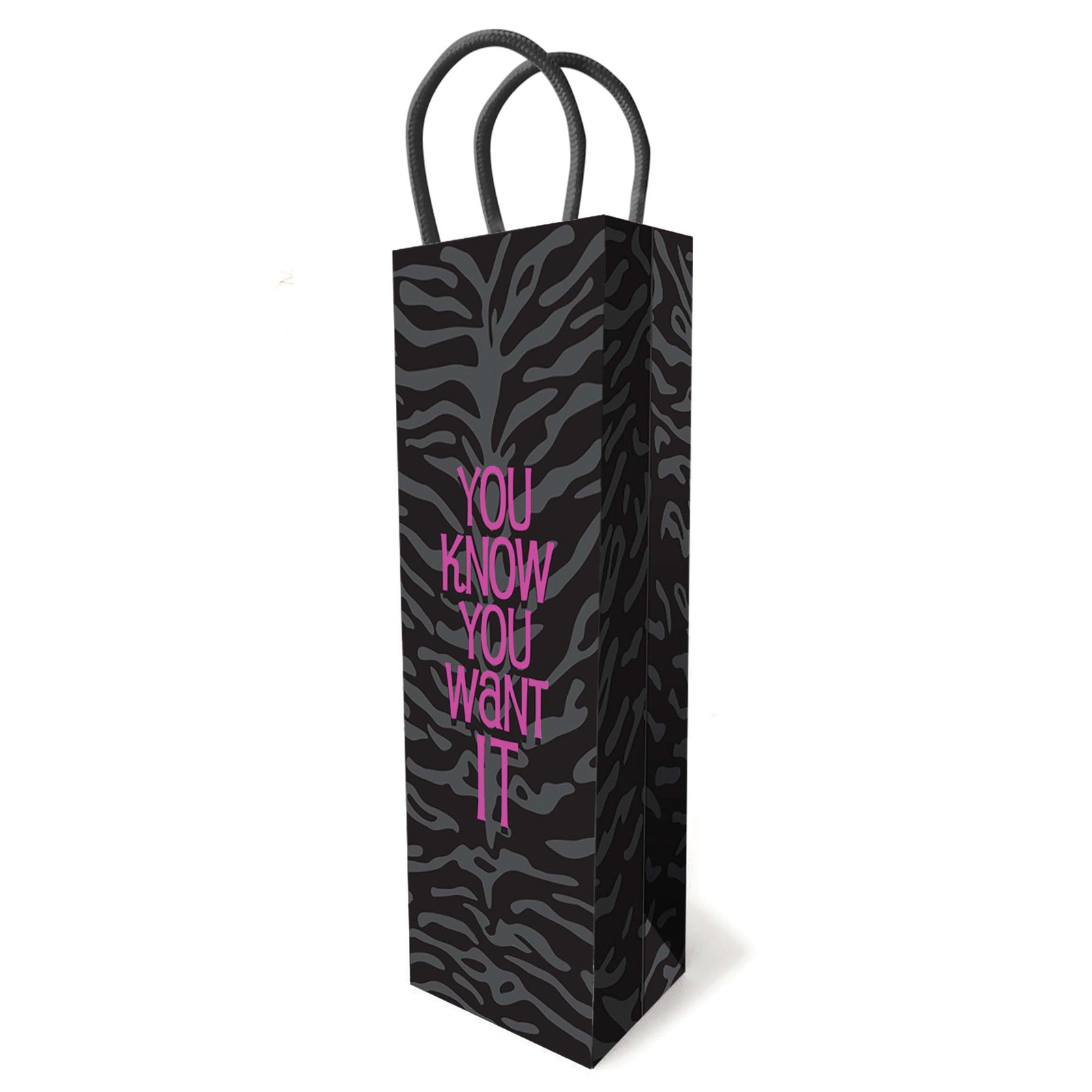 Elegante Bolsa de Regalo You Know You Want It para Amantes de la Fiesta