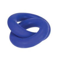 Hunky Junk Duo Linked Cock & Ball Rings Cobalt