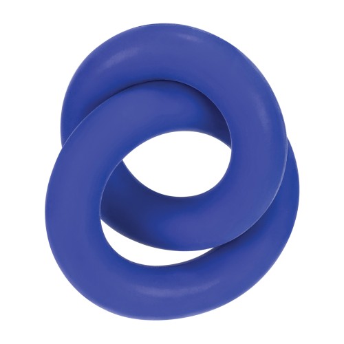 Hunky Junk Duo Linked Cock & Ball Rings Cobalt