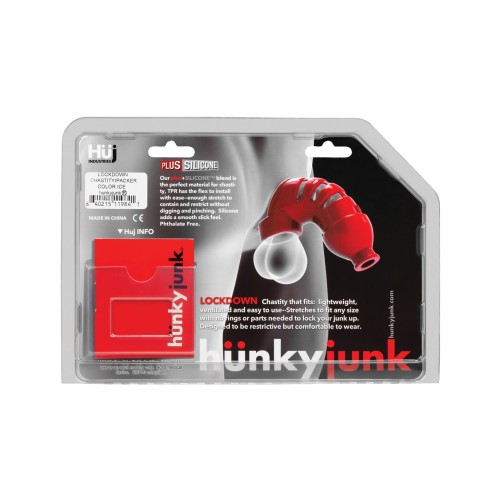 Dispositivo de Chastity Hunky Junk Lockdown Cobalto