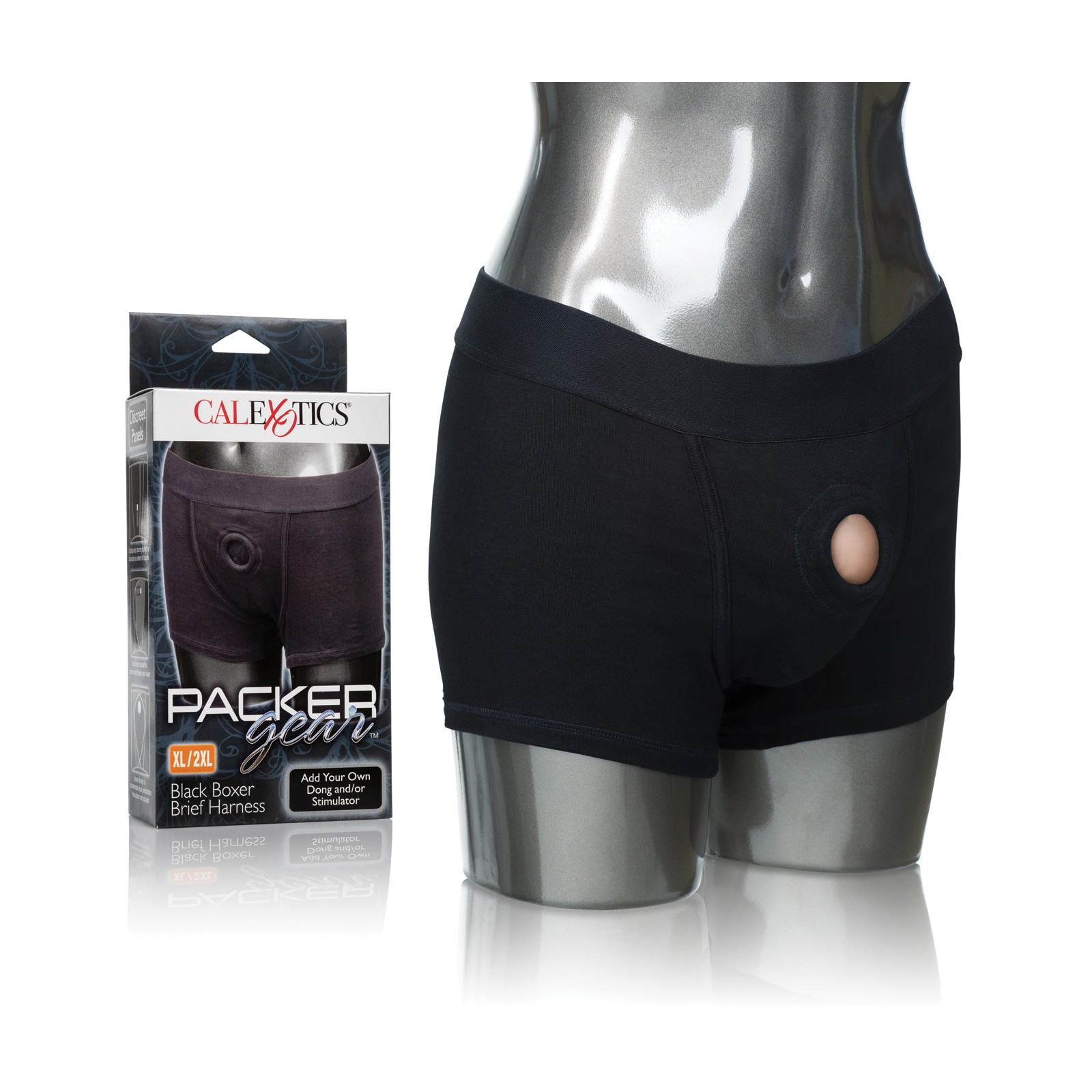 Arnés Boxer Brief Packer Gear XL/2XL en Negro