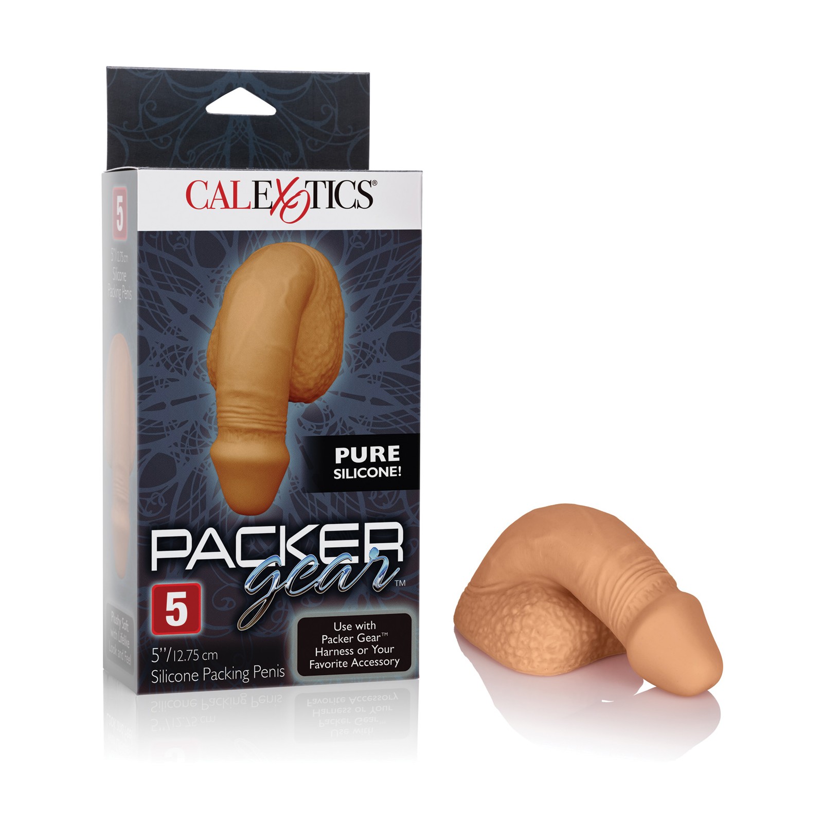 Packer Gear 5-inch Silicone Packing Penis - Tan