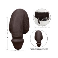 Packer Gear 4 inch Silicone Penis Black