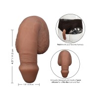 Packer Gear 5" Silicone Packing Penis - Brown