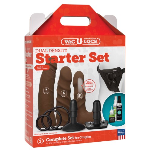 Vac-U-Lock Dual Density Starter Harness Set - Chocolate