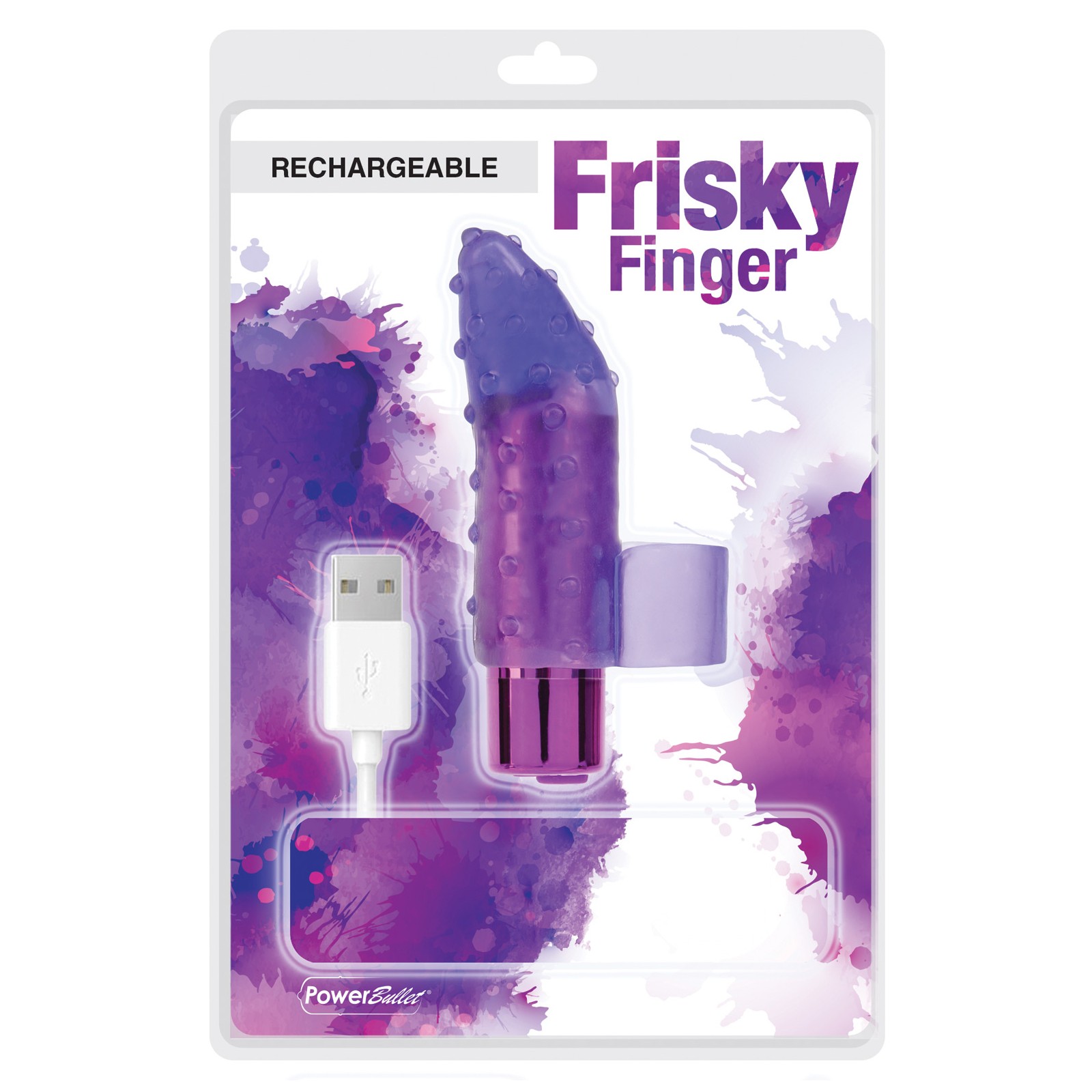 Dedo Frisky Recargable - Morado