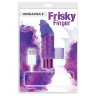 Dedo Frisky Recargable - Morado