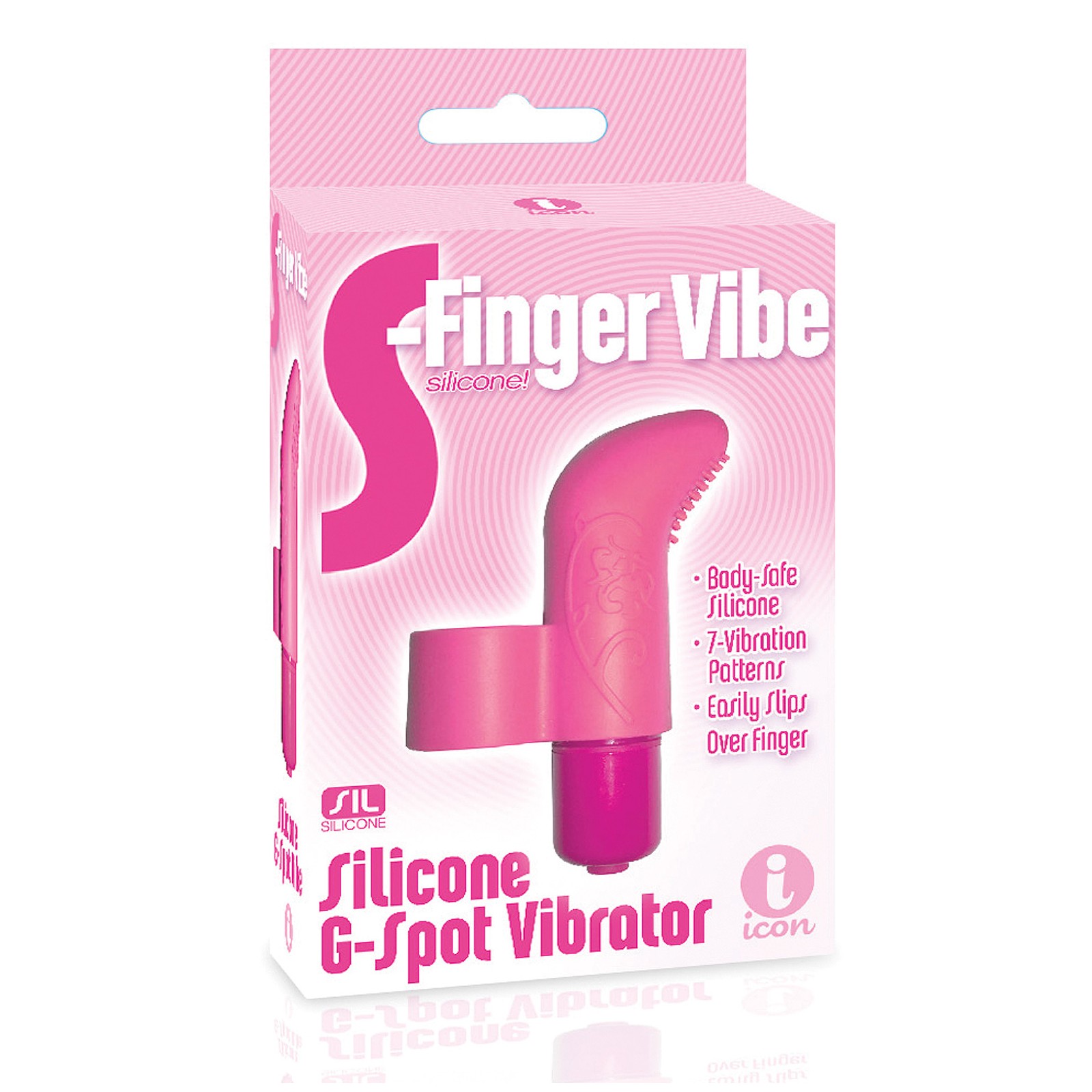 Vibrador de Punto G S-Finger en Rosa