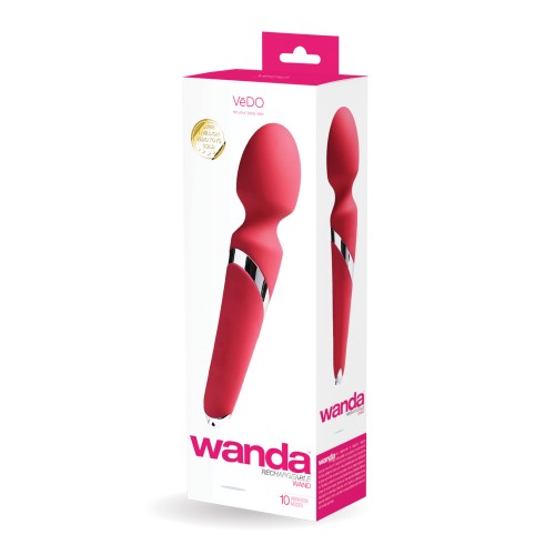 VeDO Wanda Rechargeable Wand Foxy Pink