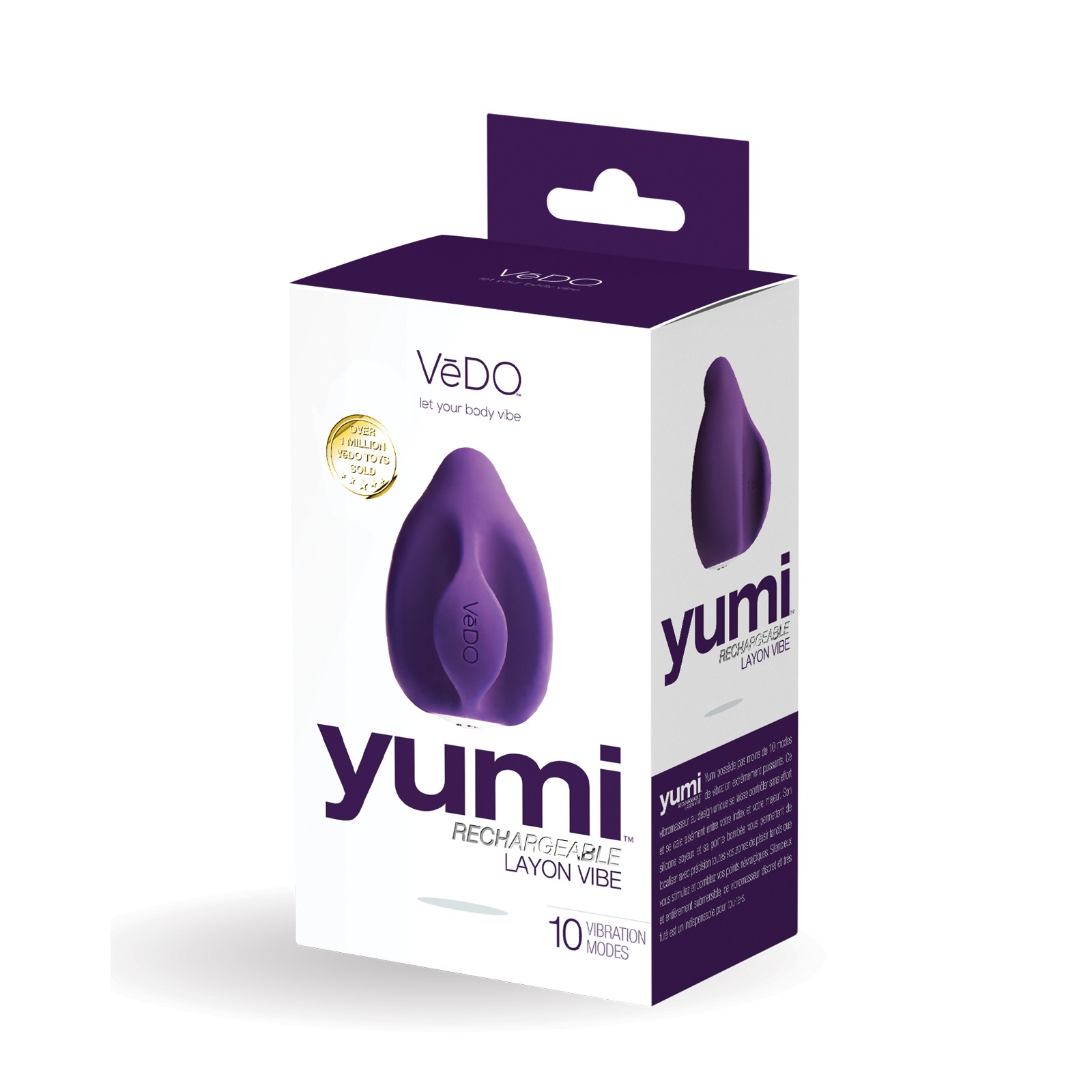 VeDO Yumi Vibrador de Dedo - Púrpura Profundo