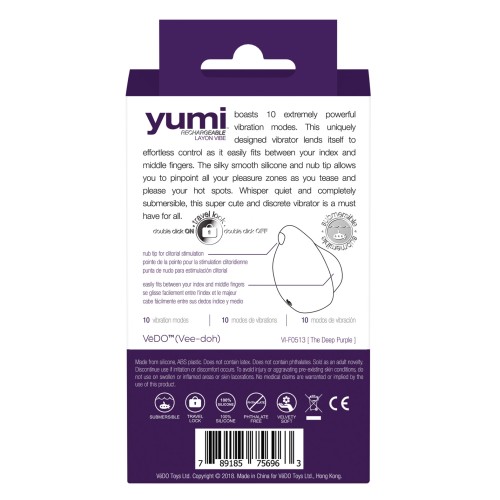 VeDO Yumi Finger Vibe - Deep Purple