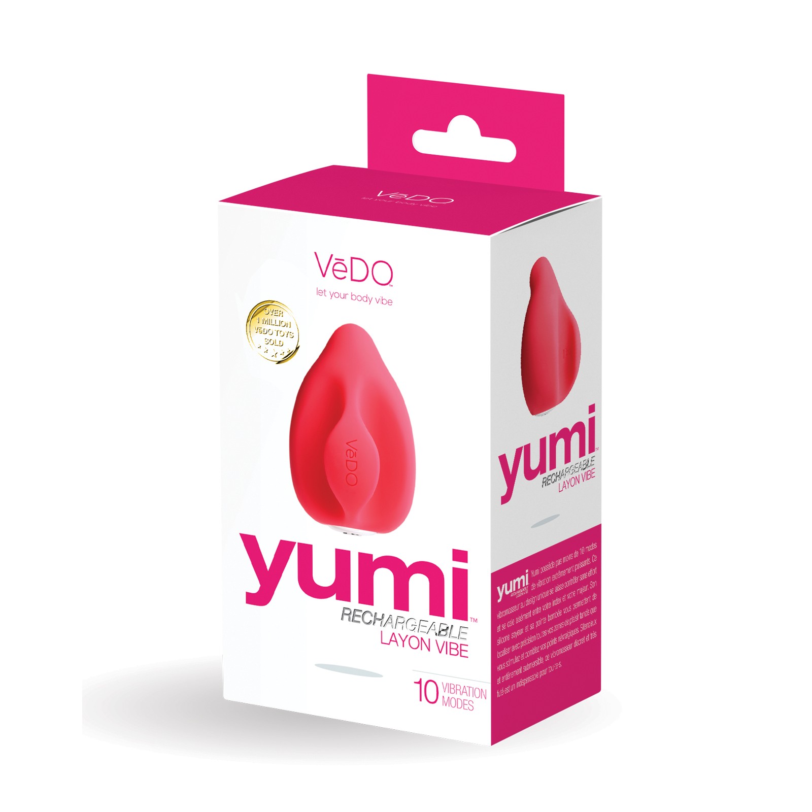 Vibrador VeDO Yumi Layon Rosa Zorro