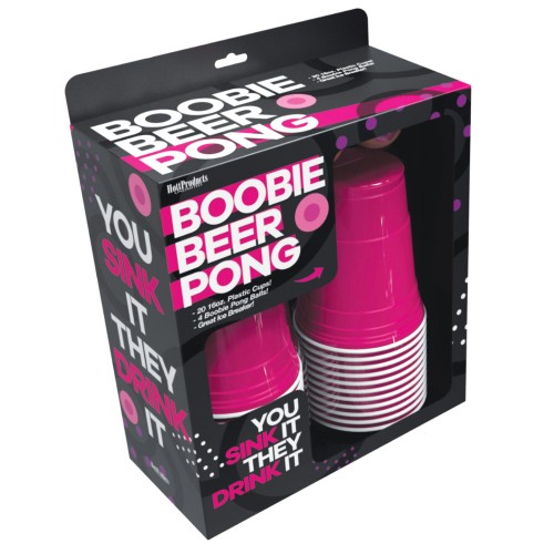 Juego de Beer Pong Boobie para Diversión en Fiesta